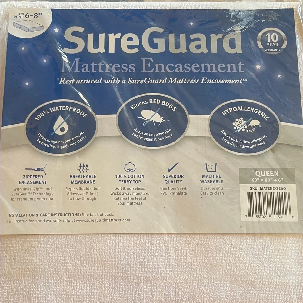 Mattress Encasement - White
